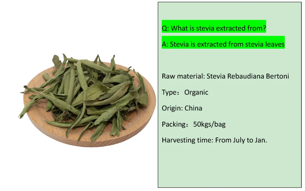 Herbal Extract Stevia Sugar More Helthy with Zero Calorie CAS 58543-16-1