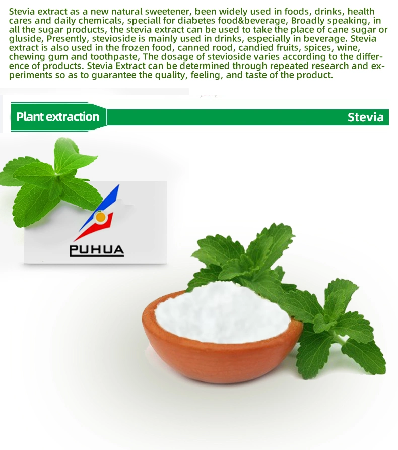 Suppliers Tsg-95% 57817-89-7 Top Quality Sugar Free Natural Sweetener Stevia